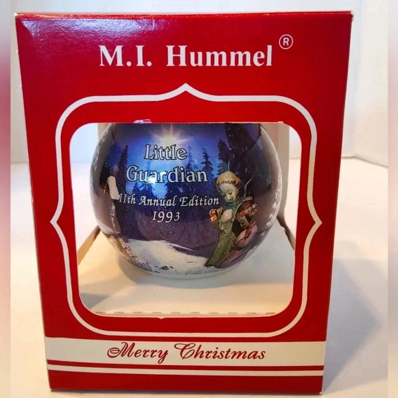 Vintage 1993 Hummel Little Guardian Christmas Ornament, New In Box, 11th Annual - Picture 3 of 6